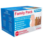 Hysimedy Assorted Bandages Variety Pack 210 Count 4 Styles for Wounds Care