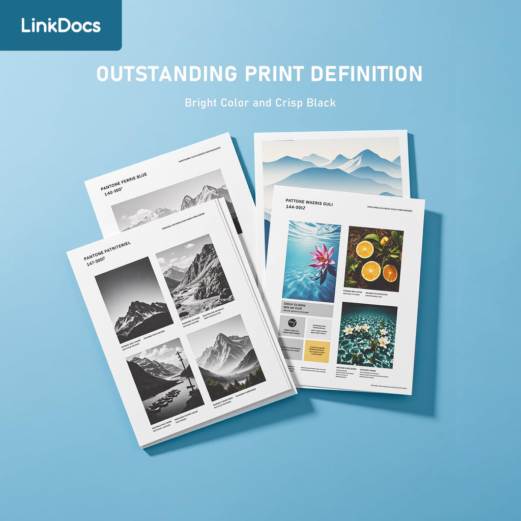 LinkDocs 67xl Ink Cartridges Combo Pack Remanufactured Replacement for HP Ink 67 Work with HP DeskJet 2855e 2800e 2755e Envy 6055e Pro 6400 6455 DeskJet 2732 2752 Printers (2-Pack Black&Tri-Color)