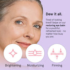 grace & stella Under Eye Brightener Balm Stick - Travel Size Toiletries | Retinol & Caffeine Eye Cream for Dark Circles, Puffiness, Wrinkles - Restore and Hydrate - Vegan Skincare (0.13oz / 3.5g)