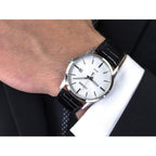 Buy now Citizen Quartz Mens Watch, Stainless Steel with Leather strap, Casual, Black (Model: BI5000-01A) at indiglob india