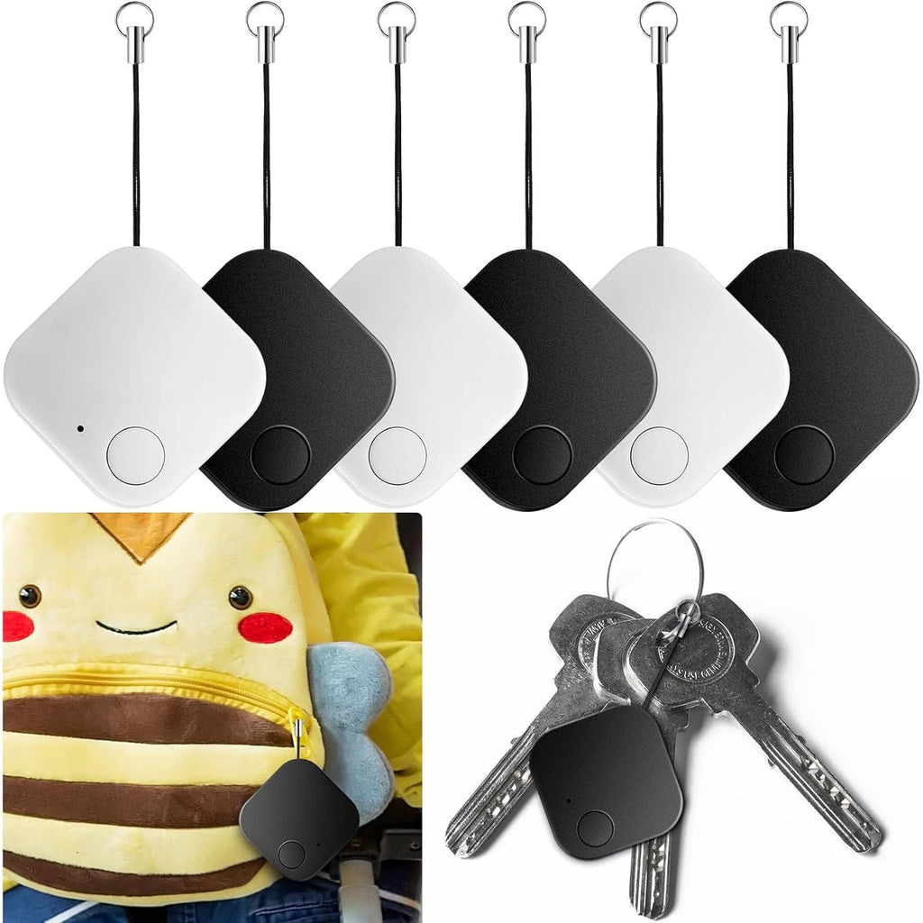 Buy now Flutesan 6 Pack Portable GPS Tracking Mobile Tracking Bluetooth Tracker Smart Anti Loss Device Waterproof Key Finder Locator Tracker for Kids Dog Pet Cat Wallet Keychain Luggage App Control with Rope Default at indiglob india