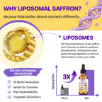 Liposomal Saffron Liquid Drops for Kids, 2 Fl OZ