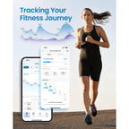 RENPHO Smart Scale, BMI & Body Fat, Bluetooth, 13 Metrics, White, Elis 1