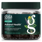 Gaia Herbs Adrenal Health Daily Support - Herbal Supplement with Ashwagandha, Holy Basil & Schisandra - Help Maintain Healthy Energy & Stress Levels* - 180 Vegan Liquid Phyto-Caps (90 Servings)