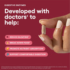 Physician's CHOICE Digestive Enzymes for Bloating & Digestion - Fast-Acting 16 Enzyme Formula with Organic Prebiotics & Probiotics for Gut & Digestive Health - Meal Time Discomfort Relief - 30 CT