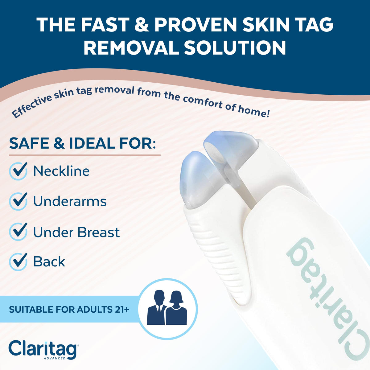 Claritag Advanced Skin Tag Remover, FDA-Cleared Freeze-Off Kit