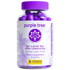 purple tree Post-Celebration Wellness Supplement | Liposomal Dihydromyricetin (DHM), L-Glutathione, Milk Thistle for Liver Support & Hydration | Electrolytes, B Vitamins, Willow Bark | 60 Capsules