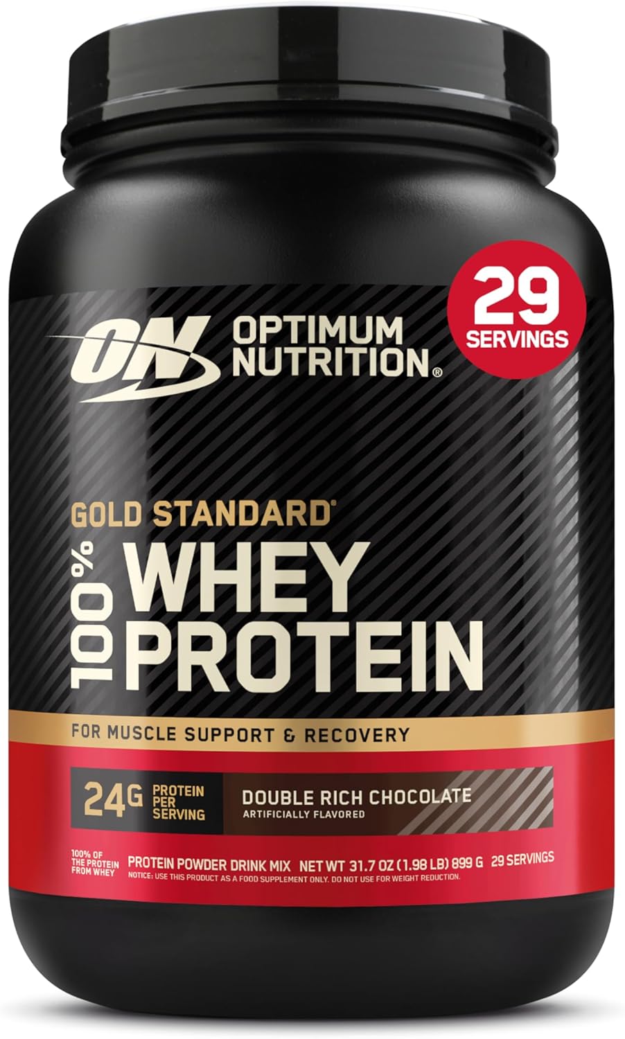 Buy now Optimum Nutrition Gold Standard 100% Whey Naturally Flavored Protein Powder, Vanilla, 1.9 Pound (Packaging May Vary) at indiglob india