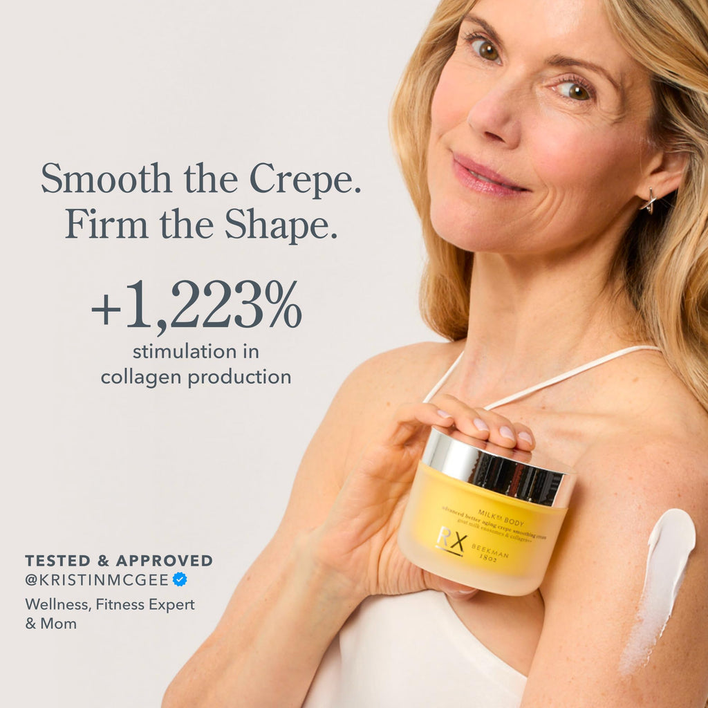 Beekman 1802 Milk RX Better Aging Body Crepe Smoothing Cream, 6 fl oz