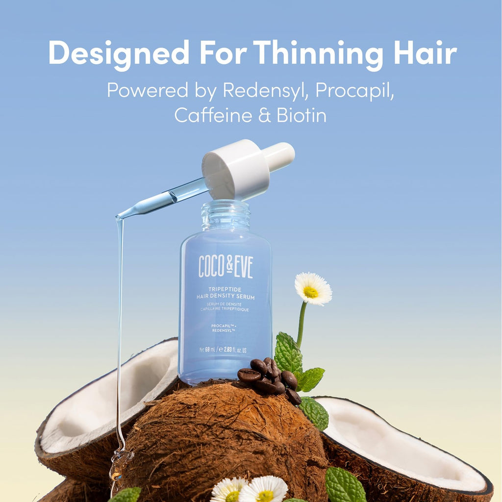 Coco & Eve Tripeptide Hair Care Density Serum, Scalp Treatment - 2.03 fl oz