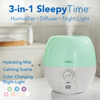 Buy now Vicks Cool Mist 3-in-1 SleepyTime Humidifier for Baby & Kids with Color Changing Night Light and Essential Oil Diffuser at indiglob india