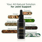 Juicy Joint Extract, 100% Plant-Based Joint Support Supplements - 1 Bottle | Supports Joint Mobility, Relief & Recovery | Fast Absorbing Formula for Women & Men |USA Made, Organic &Vegan, 30-Day Supply