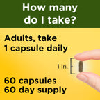 Nature Made Ashwagandha Capsules 125mg for Stress Support, 60 Capsules | Ashwagandha Supplements with Clinically Studied Sensoril Ashwagandha, Herbal Supplement for Men and Women, 60 Day Supply