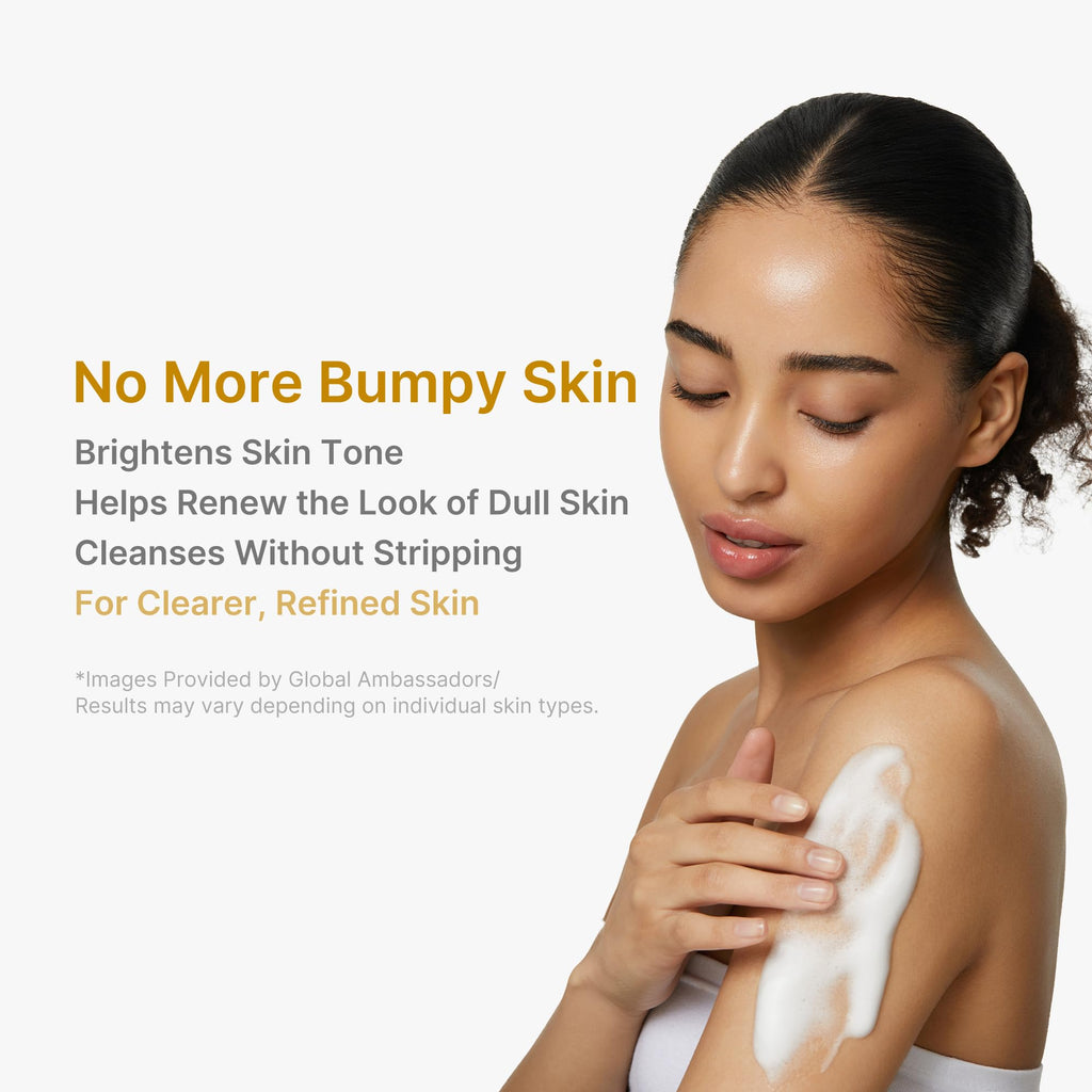 medicube Kojic Acid Turmeric Brightening Body Wash, 13.52 fl.oz | Shower Gel for Uneven Skin - Niacinamide, Vitamin C, AHA BHA, Deep Cleansing & Hydrating, Easy & Effective, 13.52 fl.oz