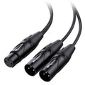 Buy now Cable Matters Balanced XLR Splitter Cable - 1.5ft / 0.5m, XLR Y Cable 2 Male to 1 Female 1 at indiglob india