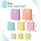 Mr. Pen- Paper Gift Bags with Handles, Assorted Sizes, 8 Pack