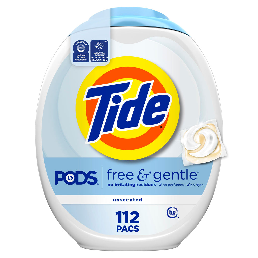 Buy now Tide PODS Free & Gentle Laundry Detergent Soap Pacs, 20 Count, Tide PODS Laundry Detergent at indiglob india