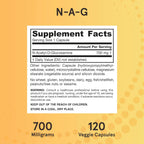 Buy now Jarrow Formulas N-A-G 700 mg, N-Acetyl Glucosamine, Acetylated Form of Glucosamine for Bone and Joint Support, 120 Veggie Capsules, Up to 120 Servings at indiglob india