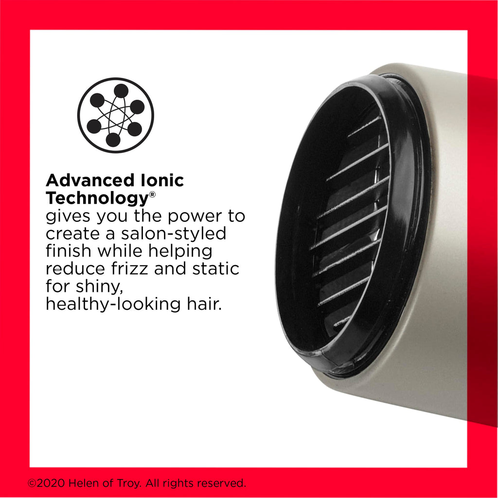 REVLON Turbo Hair Dryer | 1875 Watts of Maximum Shine, Fast Dry (Silver) | Built for Speed, Style & Shine, Fast Drying, Reduces Frizz, 3X Ceramic Coating