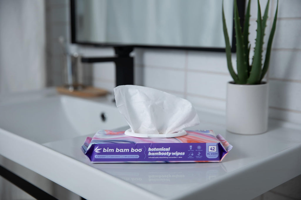 Bim Bam Boo, Flushable Wipes 42 Count