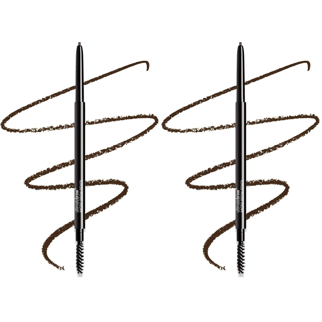 wet n wild Ultimate Brow Micro Eyebrow Retractable Pencil, Dark Brown, Ultra Fine 1.5mm Tip, Draws Tiny Brow Hairs