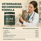 Happy Wags Aim for Cats Powder, happywags Aim Kidney & Immune Support for Cats, Cat Supplement, 100g