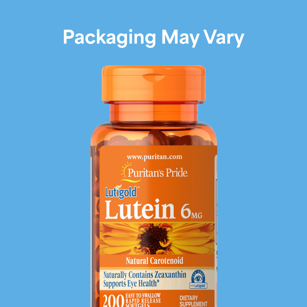 Puritan's Pride Premium Lutigold™ Lutein Carotenoid 6mg with Zeaxanthin