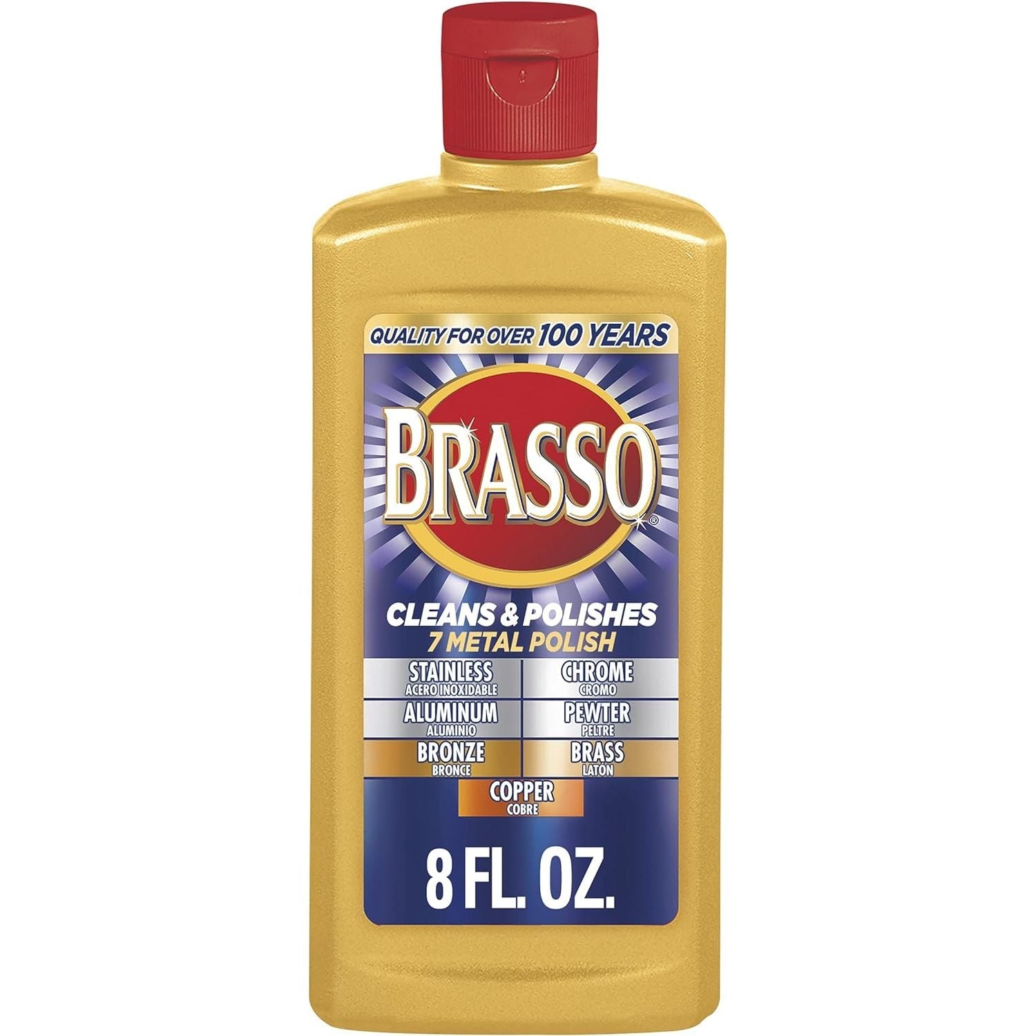 Buy now Brasso Multi-Purpose Metal Polish, 8 oz 1 Count (Pack of 1) at indiglob india