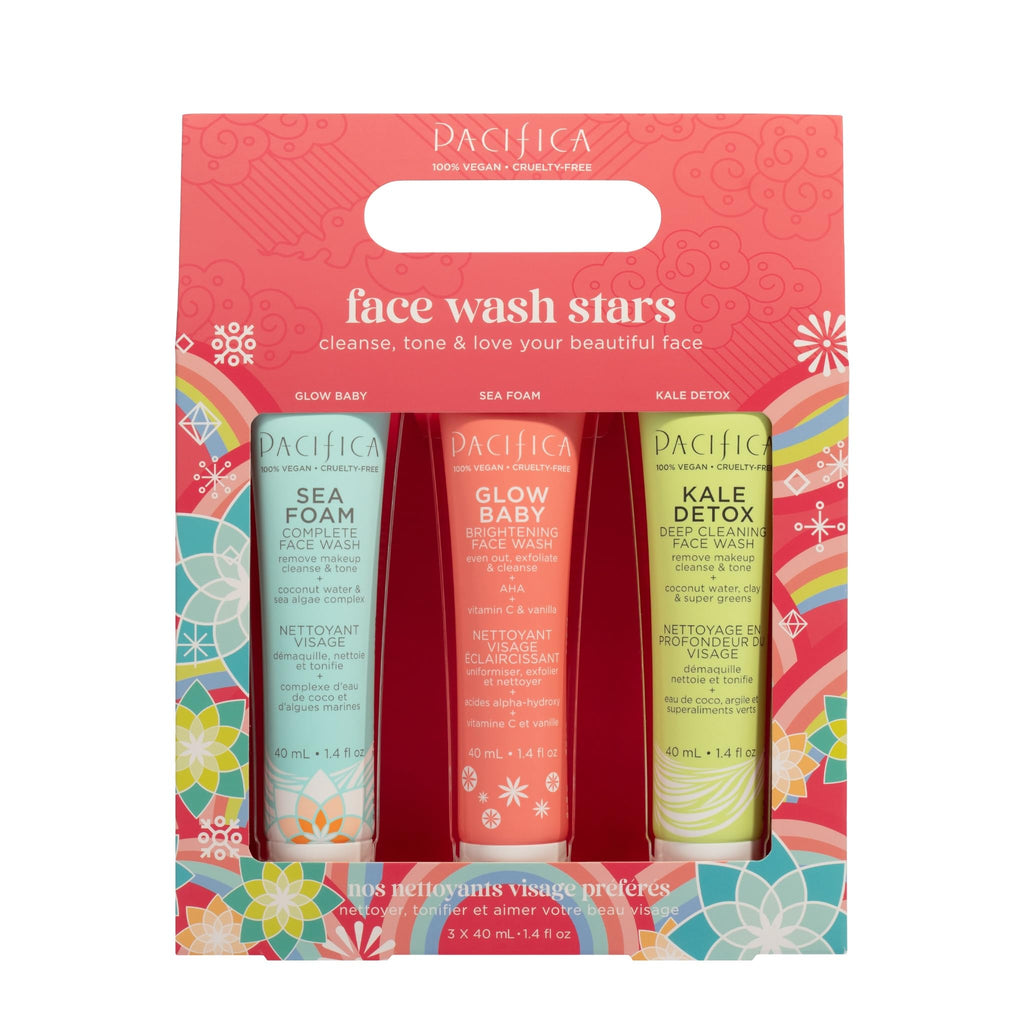 Buy now Pacifica Beauty Sea Foam Face Wash, Daily Gentle Foaming Cleanser, With Coconut Water + Sea Algae, Removes Makeup, For Combination and Oily Skin, Vegan & Cruelty Free at indiglob india