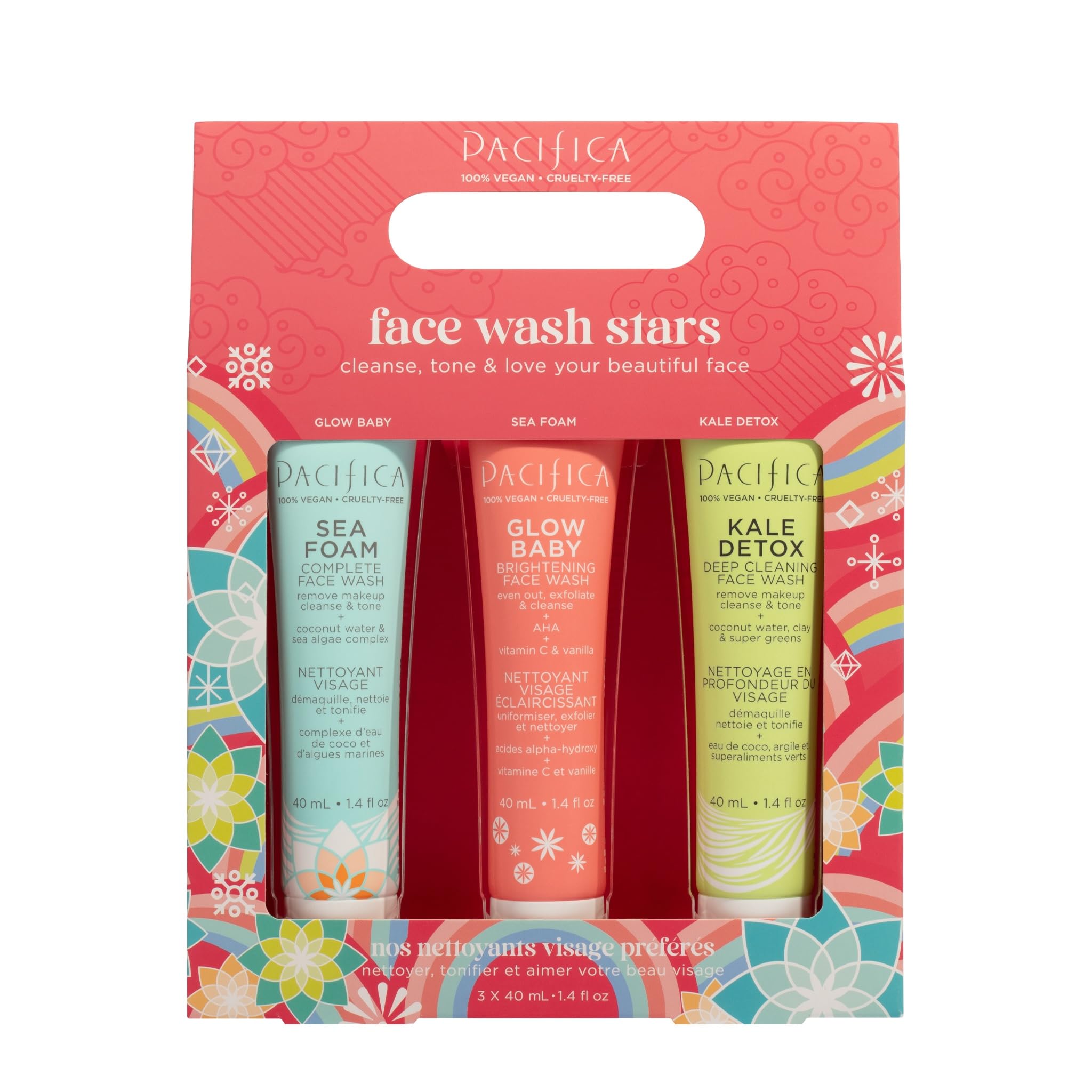 Buy now Pacifica Beauty Sea Foam Face Wash, Daily Gentle Foaming Cleanser, With Coconut Water + Sea Algae, Removes Makeup, For Combination and Oily Skin, Vegan & Cruelty Free at indiglob india