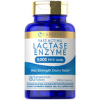 Carlyle Lactase Enzyme Tablets 9000 FCC | 180 Pills