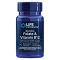 Life Extension BioActive Folate & Vitamin B12, Promotes Heart, Brain & GI Tract Health, Non-GMO, Gluten-Free, Vegetarian, 90 Capsules | BioActive Folate & Vitamin B12 Promotes Heart, Brain & GI Tract Health, Non-GMO, Gluten-Free & Vegetarian