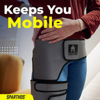 Buy now Sparthos Hip Brace - Sciatic Nerve Support Belt - Sciatica, SI Joint, Hamstring Pain Relief - Orthopedic Thigh Groin Compression Wrap - Flexor Strain Arthritis Siatic - For Men & Women (Right Leg) at indiglob india
