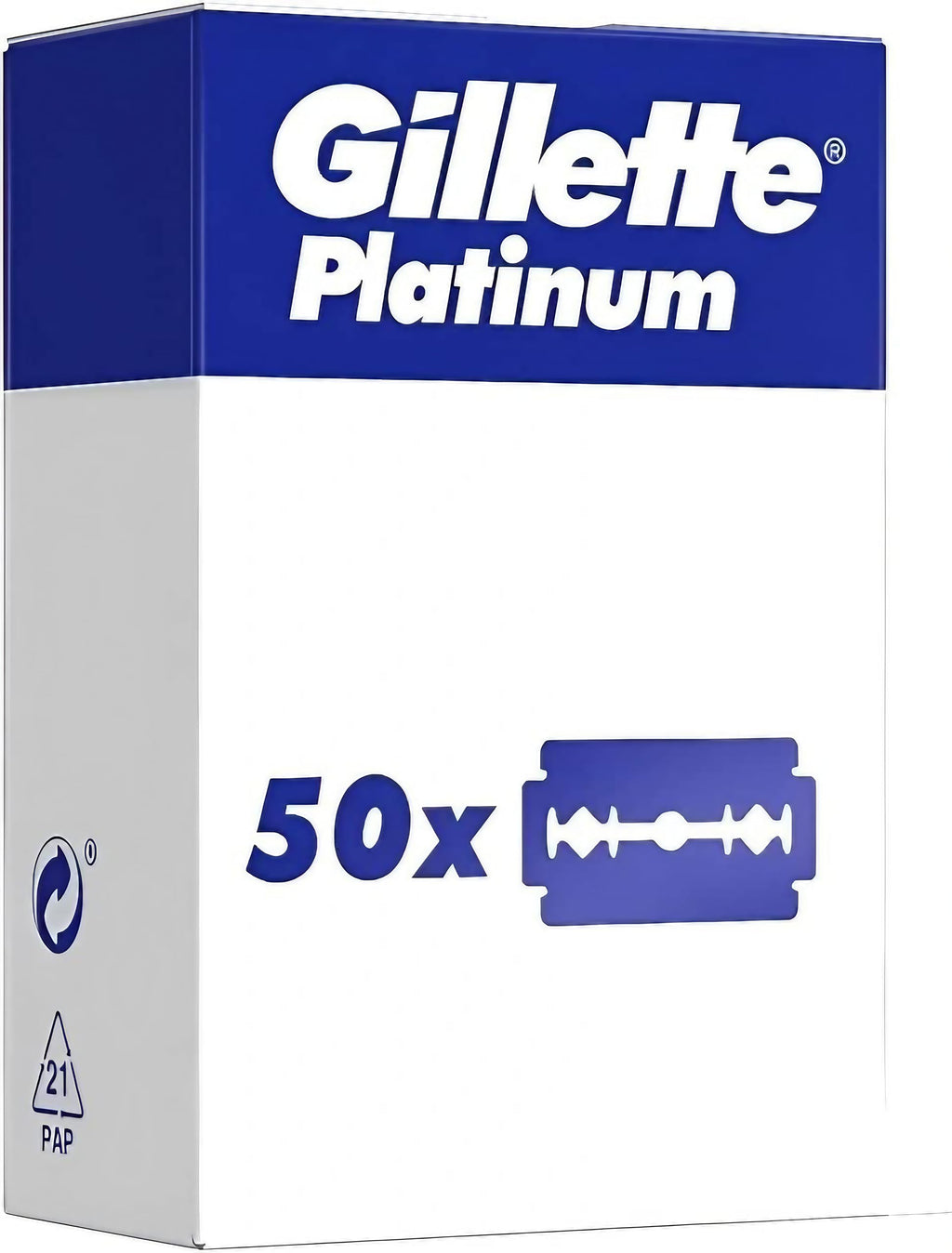 Buy now 50 Gillette Platinum Double Edge Razor Blades at indiglob india