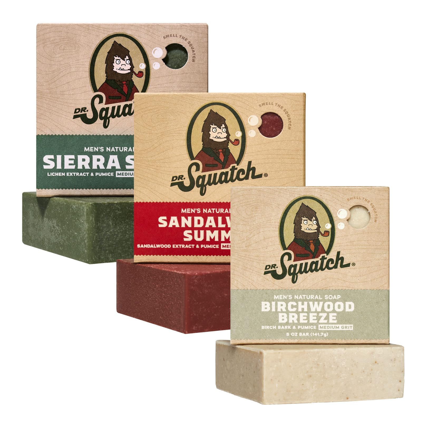 Buy now Dr. Squatch Natural Men’s Bar Soap - Cold Process Body Soap Bar with Natural Oils - Gifts for Men - Coconut Castaway, Fresh Falls & Cool Fresh Aloe (5 oz, 3-Pack) at indiglob india