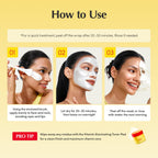 EQQUALBERRY Vitamin Illuminating Night Wrapping Mask | Easy Peel Off Cream Face Mask for Dark Spots | Brightening Overnight Facial Mask for Glowing Glass Skin | Korean Skin Care, 2.53 fl.oz