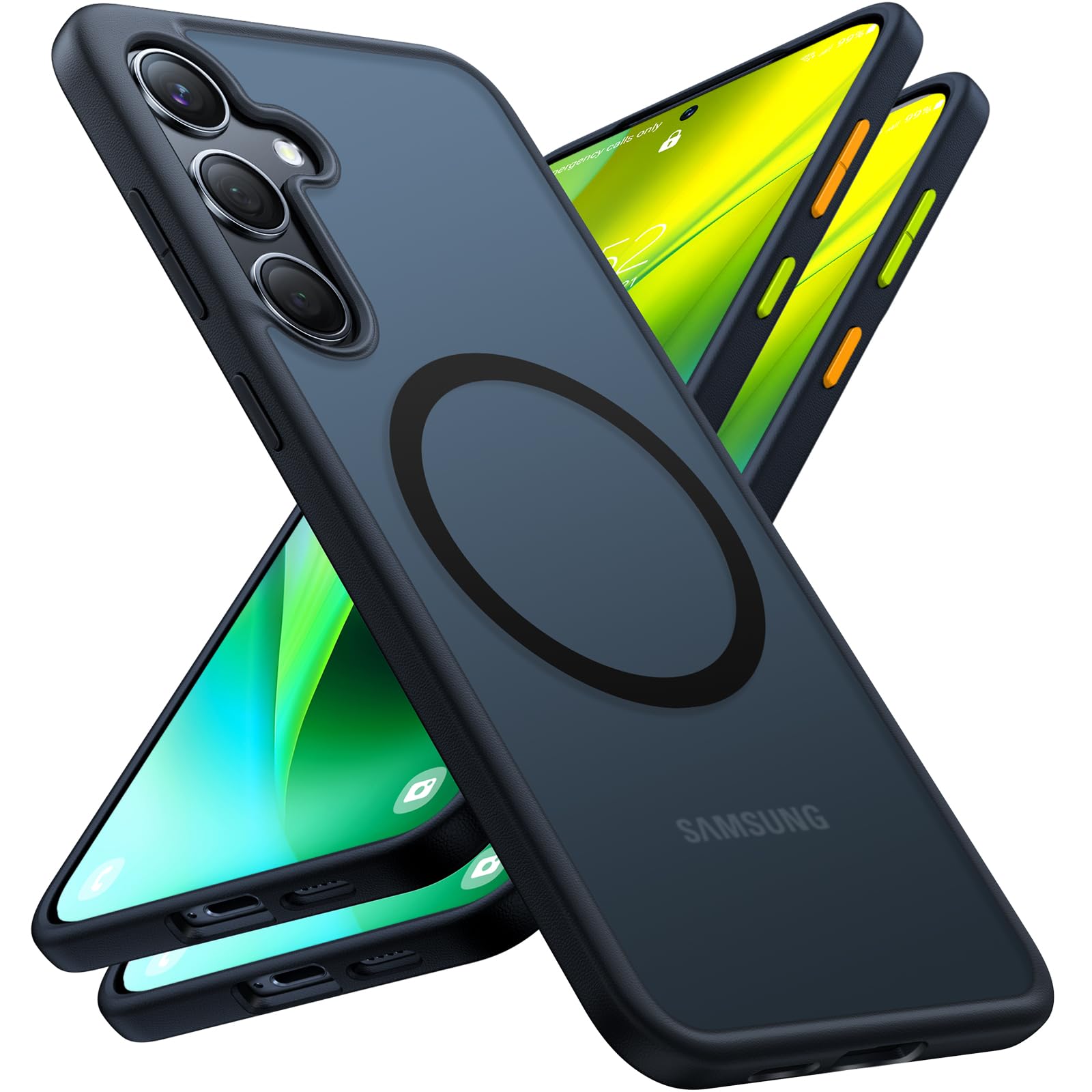 Buy now TORRAS Magnetic Shockproof for Samsung Galaxy S23 Ultra Case, Fit for MagSafe, 4X Military Grade Protection, Translucent Slim Case for Samsung S23 Ultra Case Anti-Fingerprint Anti-Scratch, Black Black S24 Plus 6.6" at indiglob india
