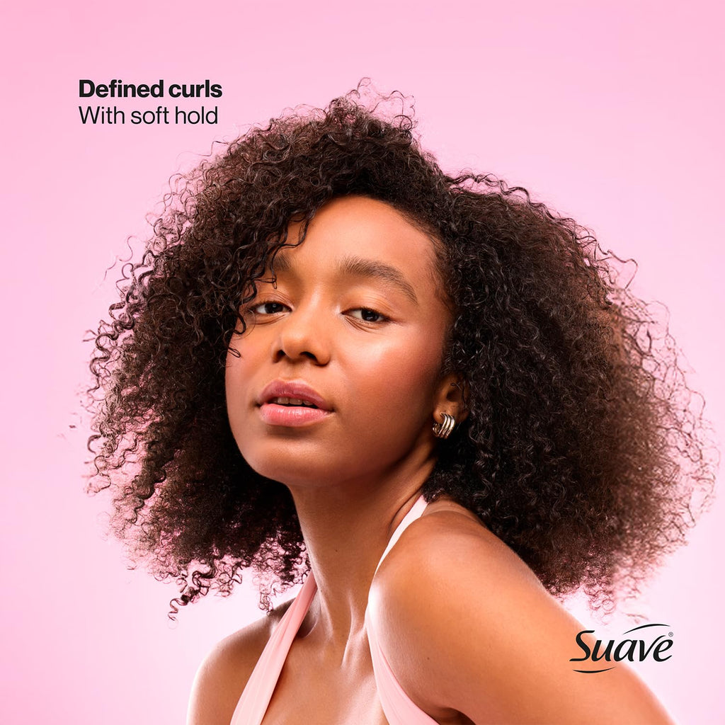 Suave Iconic Curls Mousse for Curly Hair 2-Pack, 7 Oz Ea