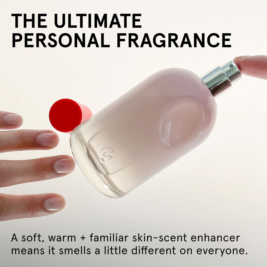 Glossier You Eau de Parfum, Unisex Skin-Scent Enhancer, XL 100 ml | Warm, Musky & Spicy, Pink Pepper, Iris & Ambrox Base Notes, Smells Different on Everyone, Layer & Mix to Match Your Mood