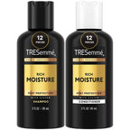 TRESemmé Travel Shampoo & Conditioner Set 3-Pack, 3 Oz Ea | Moisturizing Travel Hair Care Set with TSA-Friendly Bottles for Trips, Gym Bags and Vacations