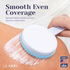 Lotion Applicator for Back - Back Lotion Applicator for Women and Men - 19 Massaging Rollers for Soothing Relief - Long Handle, Easy Application - Ideal for Elderly, Perfect for Cream & Lotion
