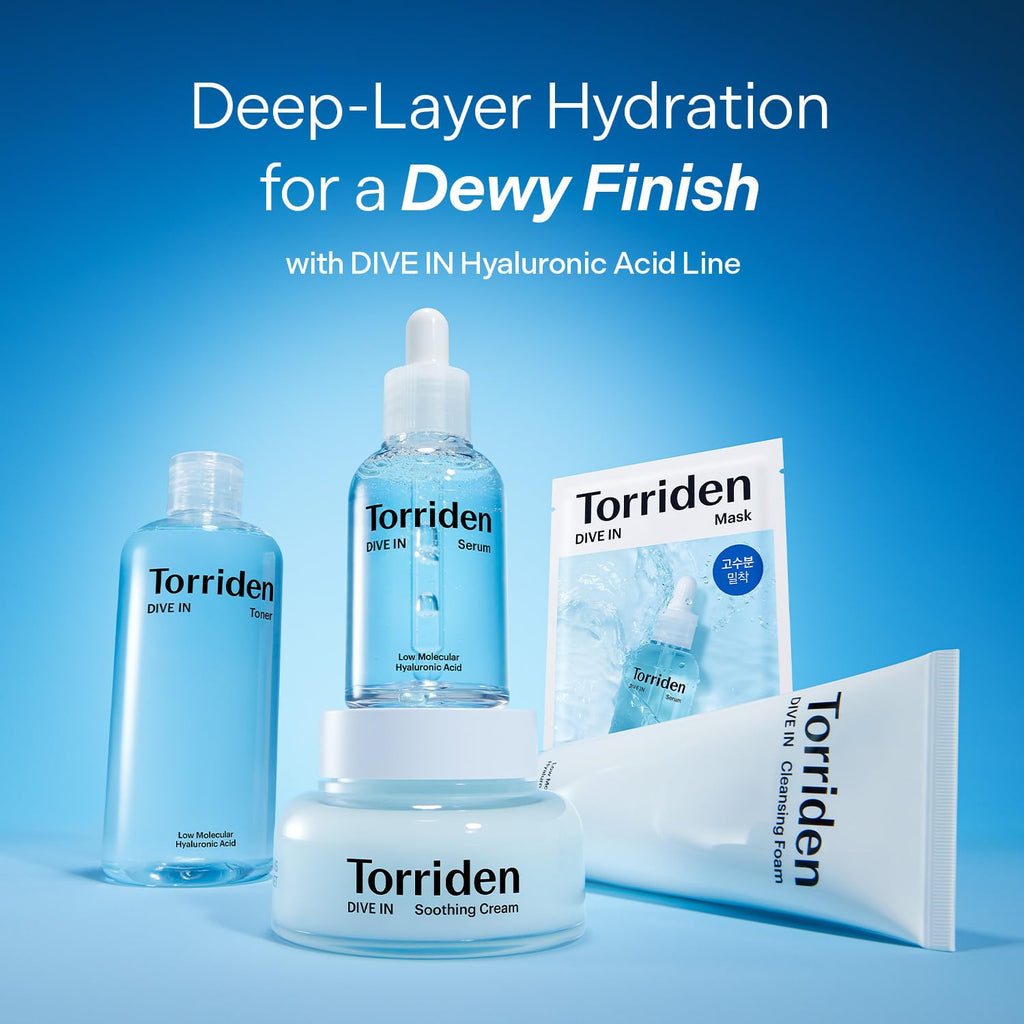 Buy now Torriden DIVE IN Hyaluronic Acid Serum for Deep Hydration | Korean K-Beauty Glass Skin Plump Glow | Lightweight Fast-Absorbing Face Serum 50ml (1.69 fl.oz.) at indiglob india