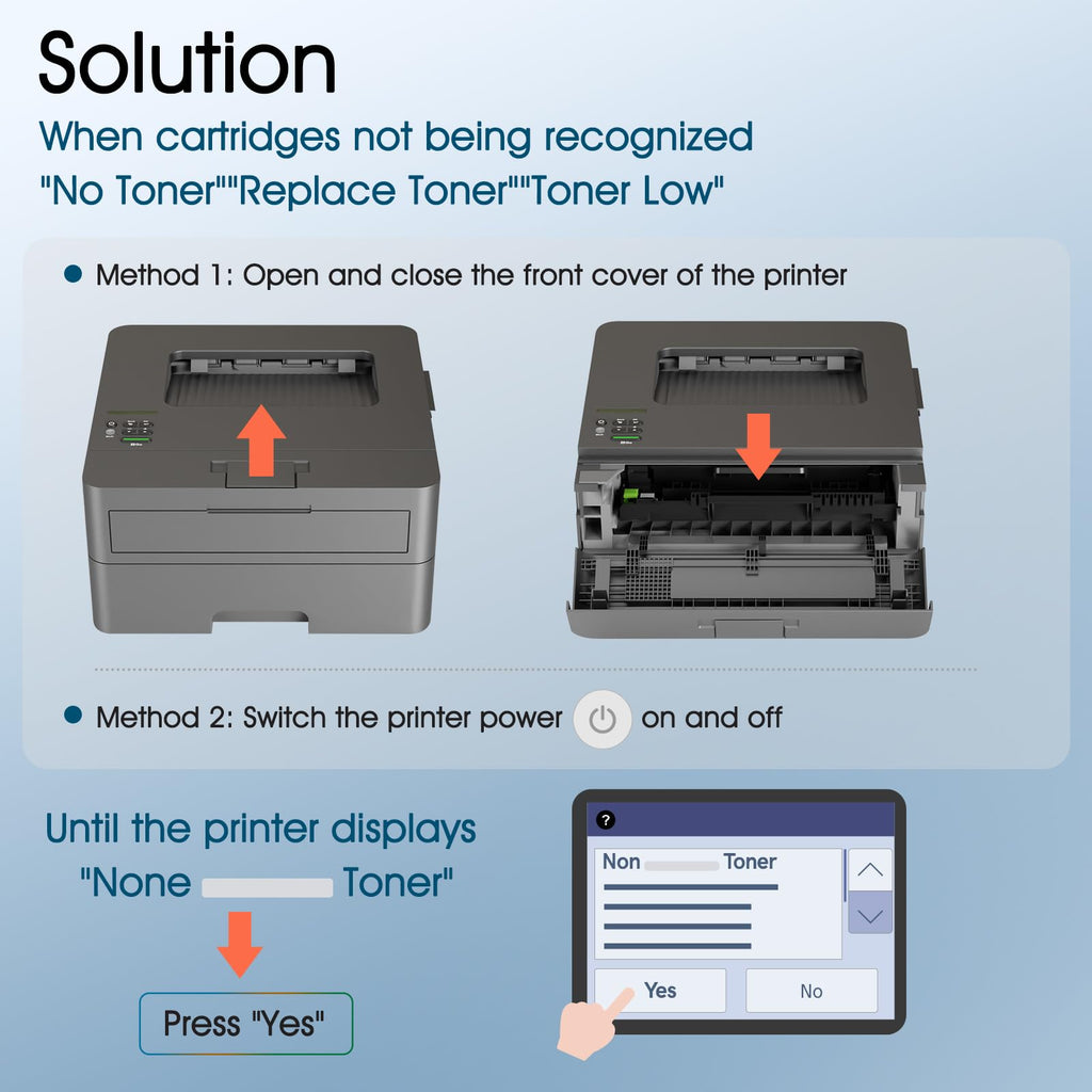 TN830XL TN830 TN 830XL 830 Toner for Brother Printer DCP-L2640DW HL-L2460DW