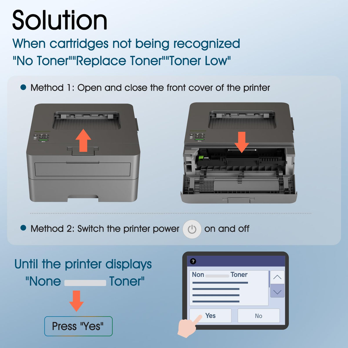 TN830XL TN830 TN 830XL 830 Toner for Brother Printer DCP-L2640DW HL-L2460DW
