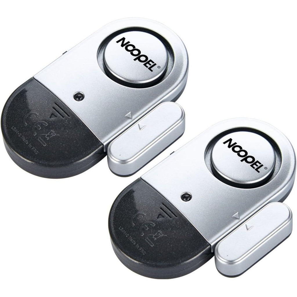 Buy now Door Window Alarm 2 Pack Noopel Home Security Sensor Burglar Anti-Theft 120DB Alarm with Batteries Included - DIY Easy to Install (2) Default at indiglob india