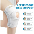 Buy now Galvaran Knee Brace with Side Stabilizers for Meniscal Tear Knee Pain ACL MCL Arthritis Injuries Recovery, Breathable Adjustable Knee Support for Men and Women at indiglob india