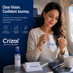 Crizal® Eyeglass Cleaner Spray – 4 Pack | Premium Lens Cleaner | Designed by Crizal® | Safe for All Advanced AR & Anti-Reflective Lens Coatings
