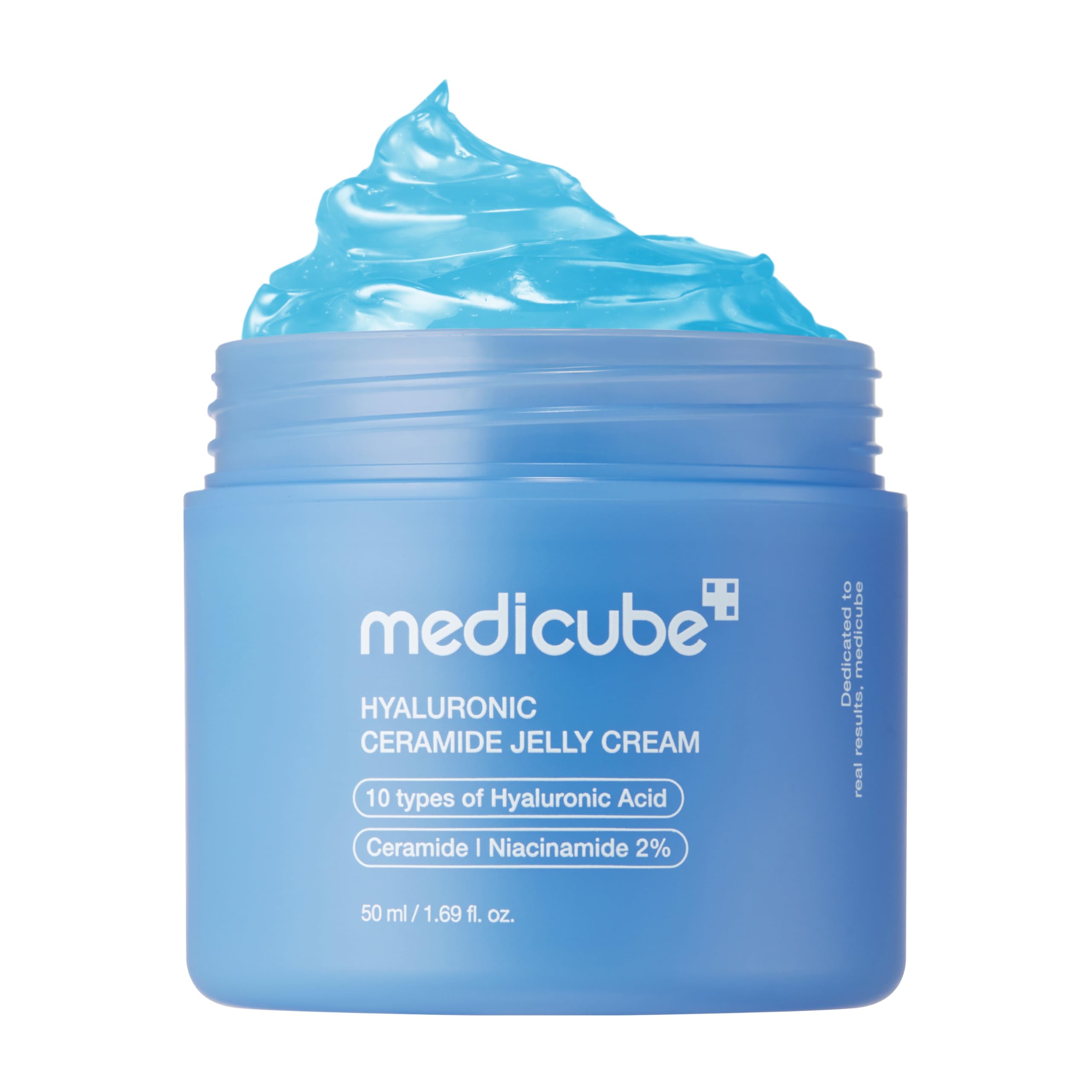 medicube Jelly Cream with Collagen & Niacinamide, 1.69 fl.oz | Freeze-Dried Hydrolyzed Collagen for Skin Barrier Hydration, 24H Glow & Lifted Look, Korean skincare, 1.69 fl.oz