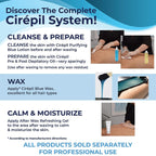 Cirepil BLUE Stripless Hard Wax Beads Bag 28.22oz / 800g | Face, body & bikini wax, unscented | Ideal for sensitive skin | Refill bag, low-temp, fluid gel texture, easy hair-removal