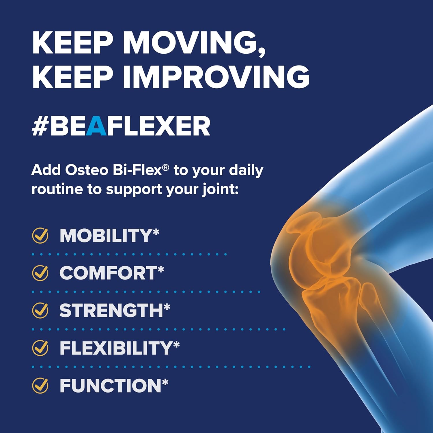 Buy now Osteo Bi-Flex Triple Strength(5), Glucosamine Chondroitin with Vitamin C Joint Health Supplement, Coated Tablets, 120 Count at indiglob india